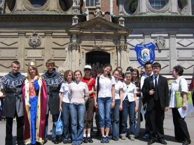 Delegacja ZS w �egocinie na I Og�lnopolskim Zje�dzie Szk� �w. Jadwigi.