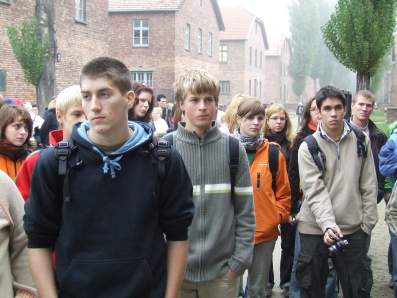 Czwarty dzie� pobytu W�gr�w w Polsce - O�wi�cim.