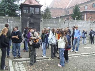 Czwarty dzie� pobytu W�gr�w w Polsce - O�wi�cim.