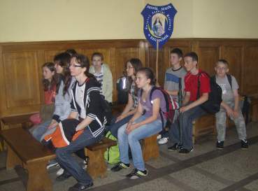 Ucxniowie ZS w �egocinie na X. Rajdzie Papieskim.