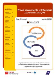Newsleter nr 1.